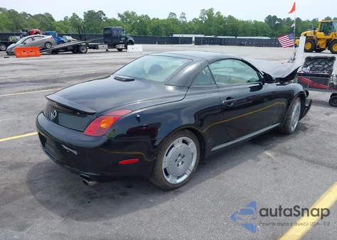 2002 Lexus Sc 430 z USA, uszkodzony, nr VIN JTHFN48Y720010572